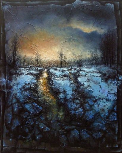 Desde el silencio de la noche. - a Paint Artowrk by A.Pontesta
